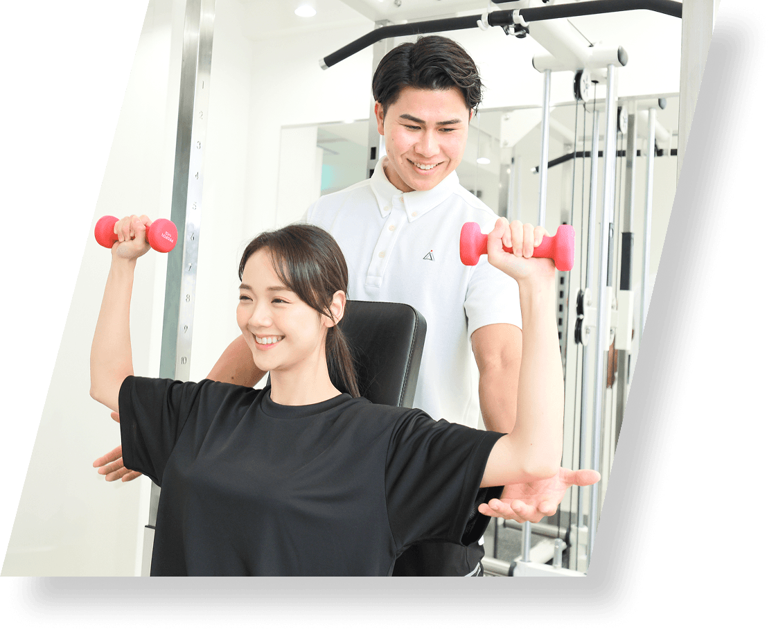 専門資格を持つトレーナーによる正しい指導