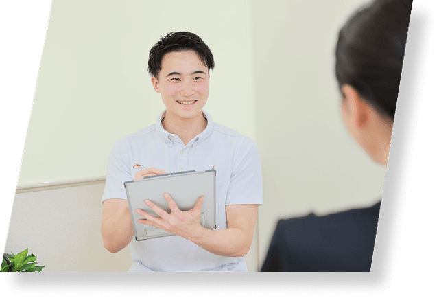 姿勢（猫背・巻き肩）相談への対応