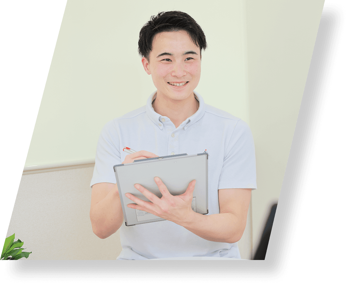 姿勢（猫背・巻き肩）相談への対応