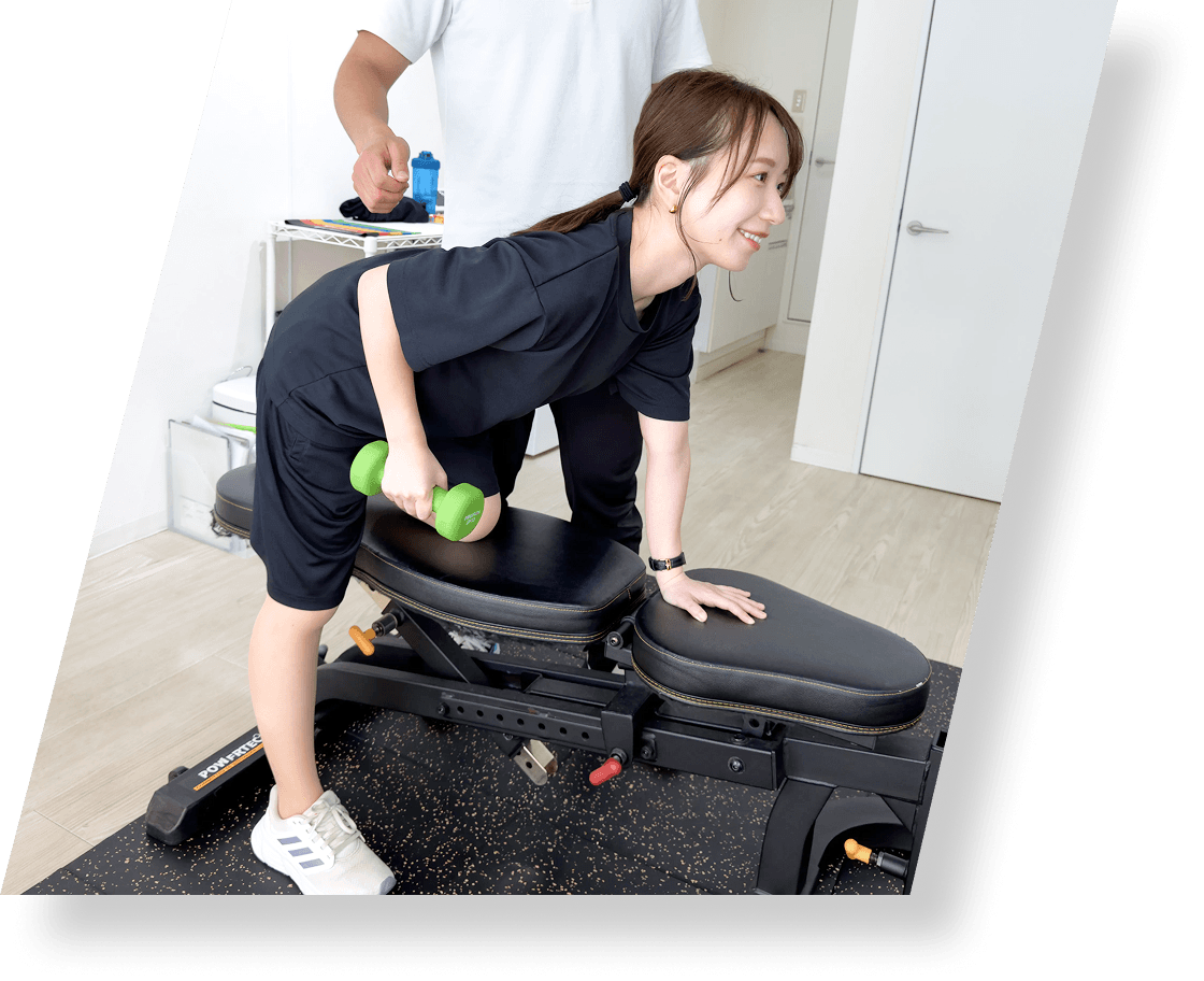 完全個室のマンツーマンで周りを気にせず集中できる