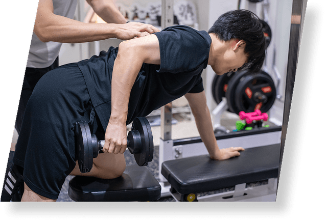 可動域・体幹から確認し、ケガをしにくい順序で進める