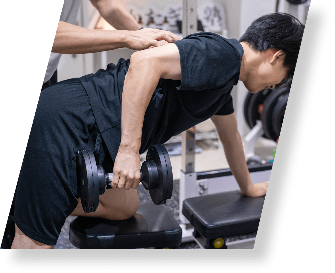 可動域・体幹から確認し、ケガをしにくい順序で進める