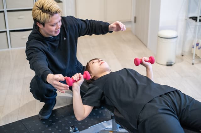 体験トレーニングの様子