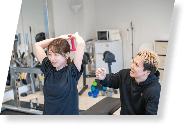 ボディメイクの知識をベースにした指導