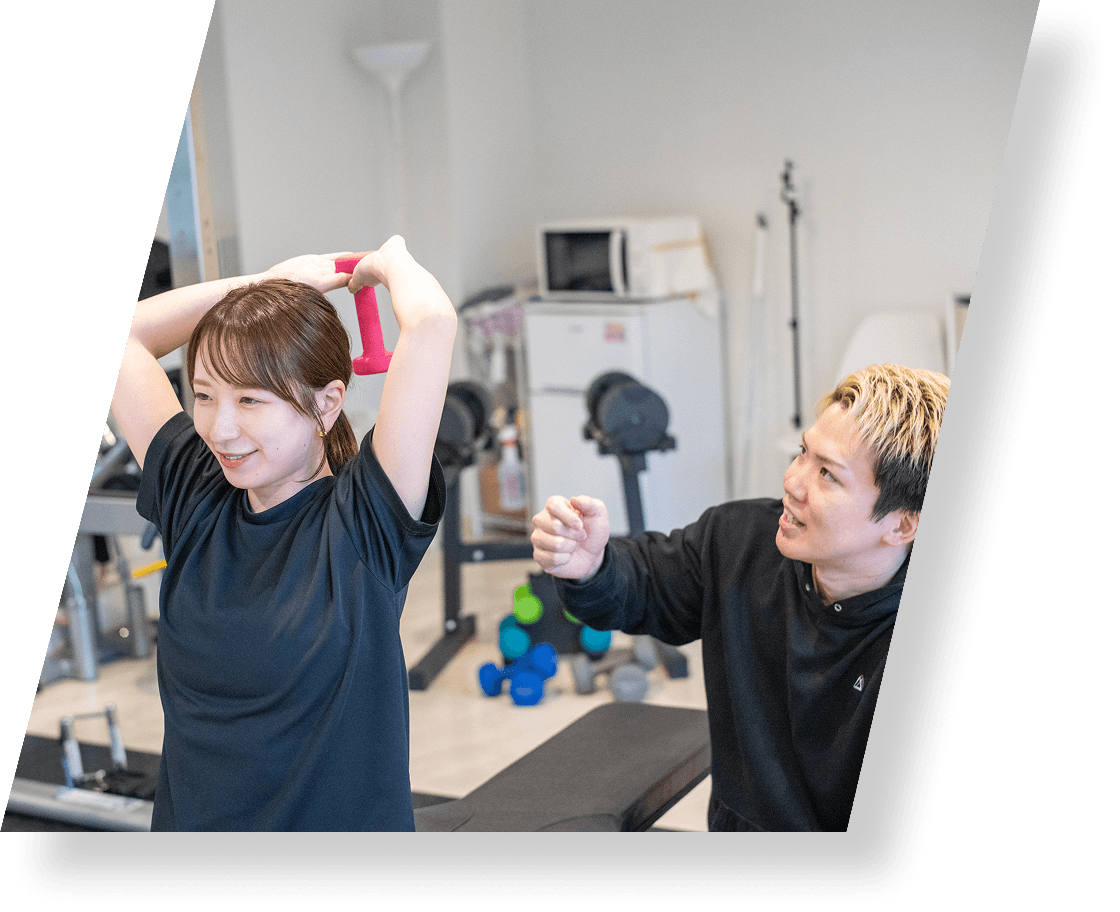 ボディメイクの知識をベースにした指導