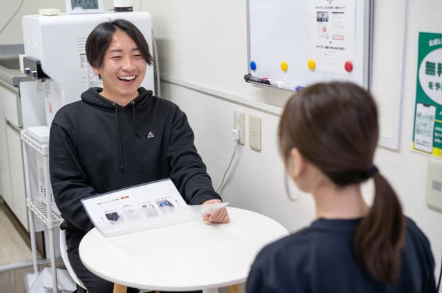 カウンセリングの様子