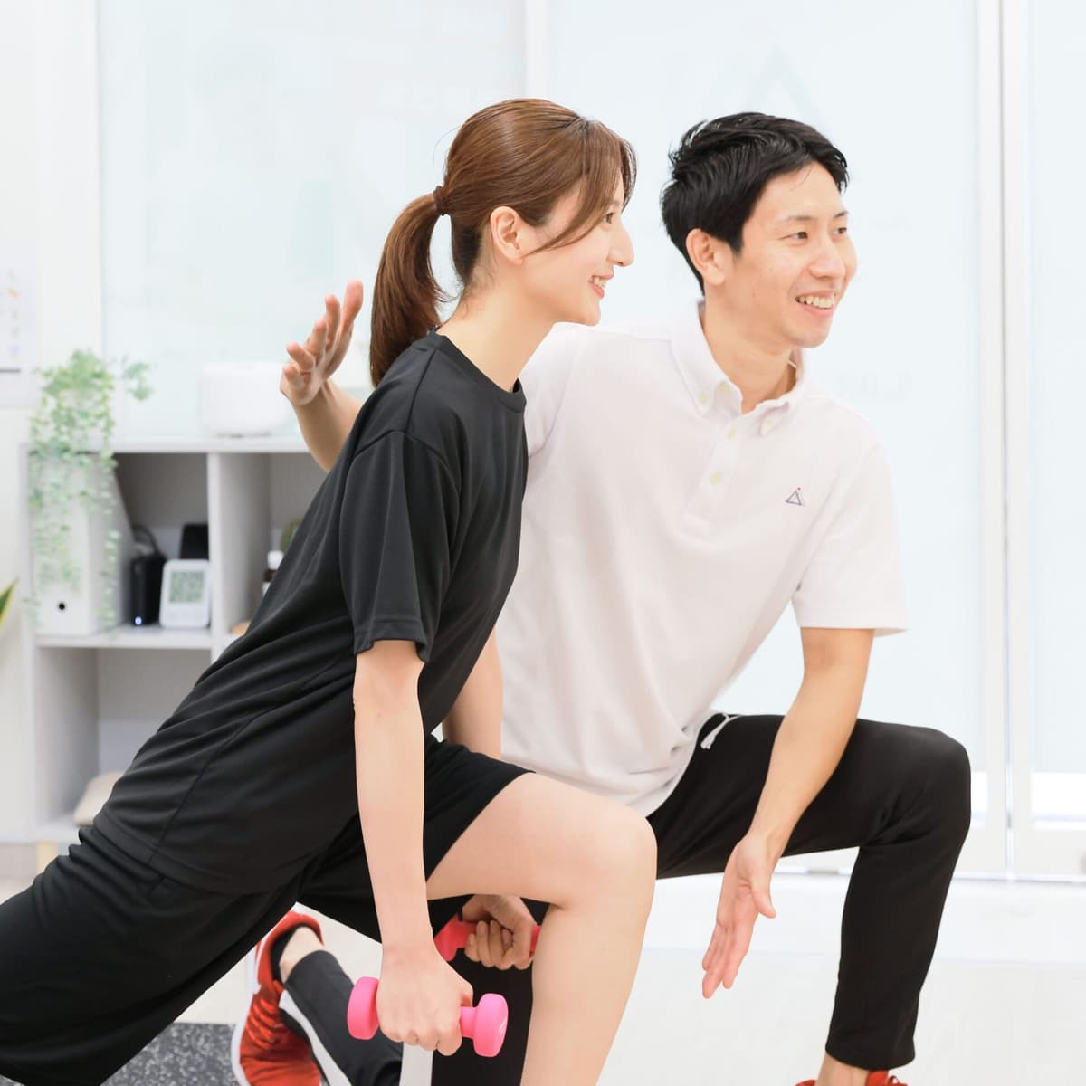 Point4 完全個室で専属トレーナーから指導が受けられる