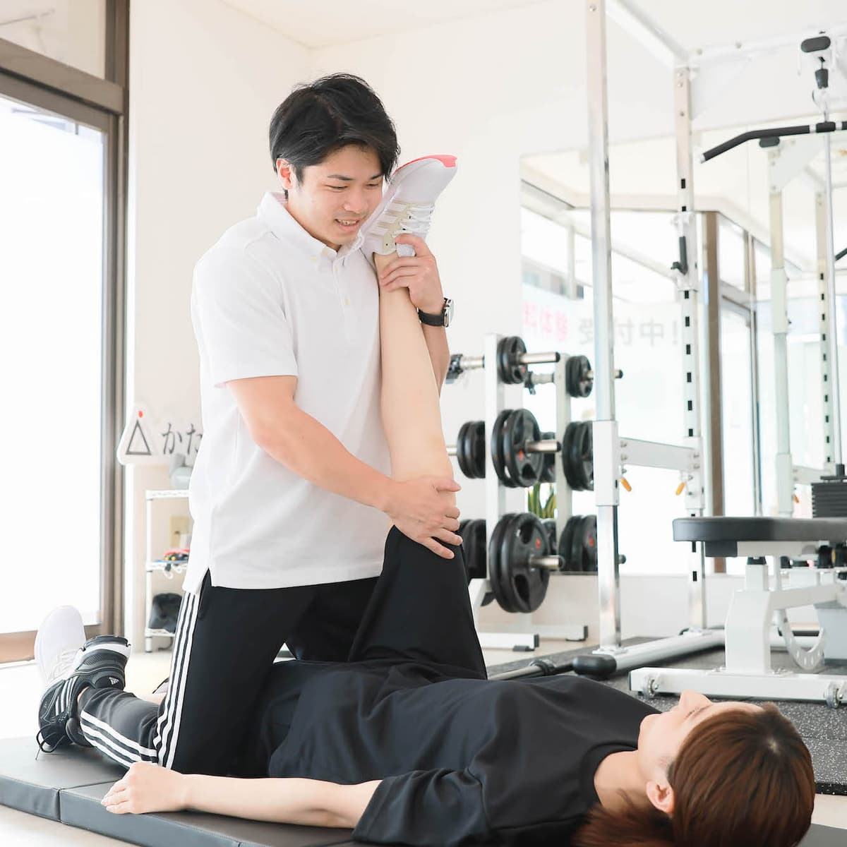 Point3 専属トレーナーによる指導が受けられる