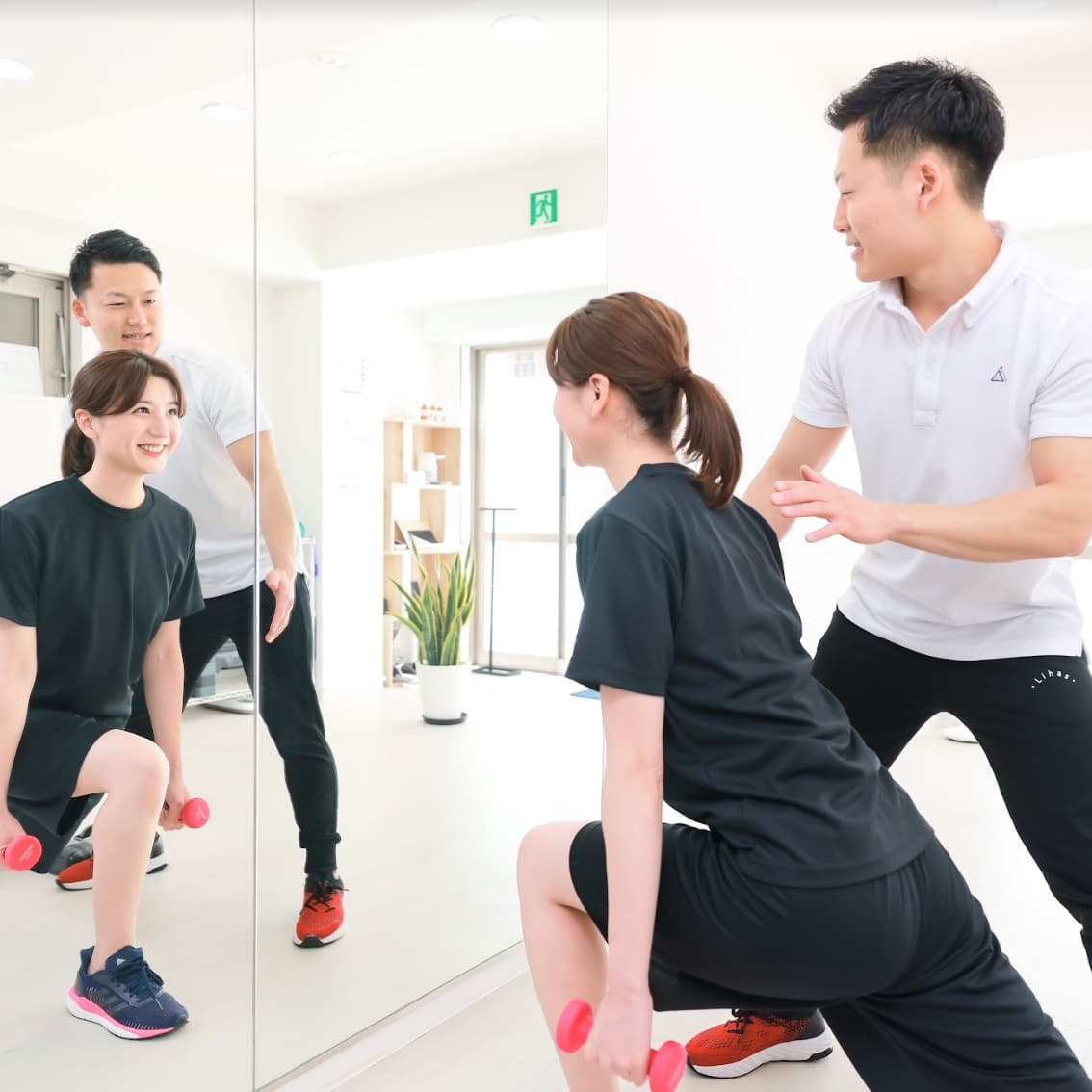 Point2 低価格×認定トレーナーの指導により運動習慣が身に付く!