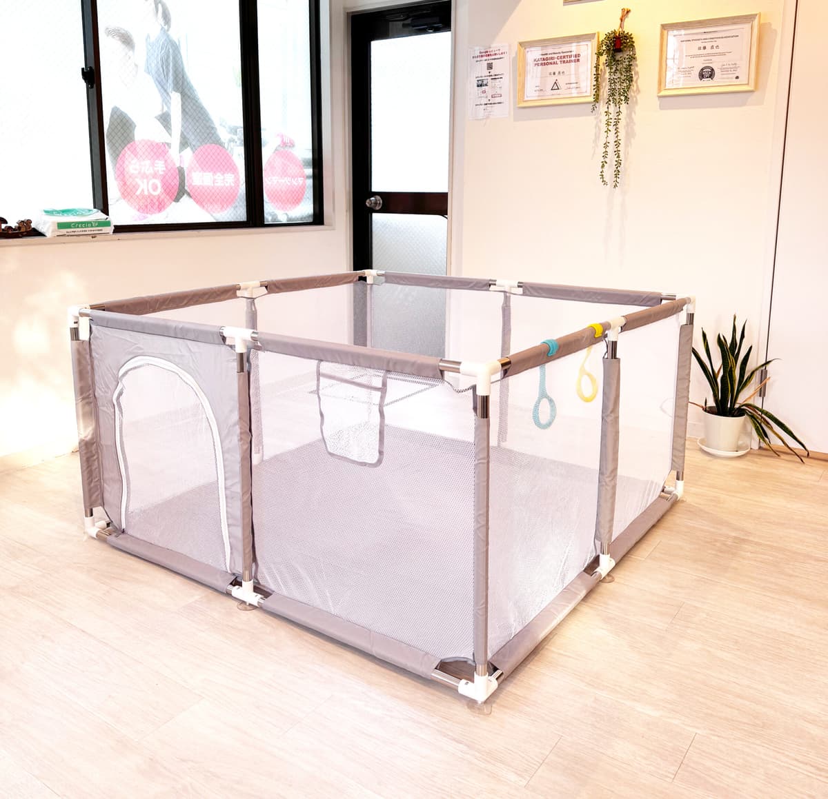 Point6 ベビーサークル完備!
お子様連れでも安心!!