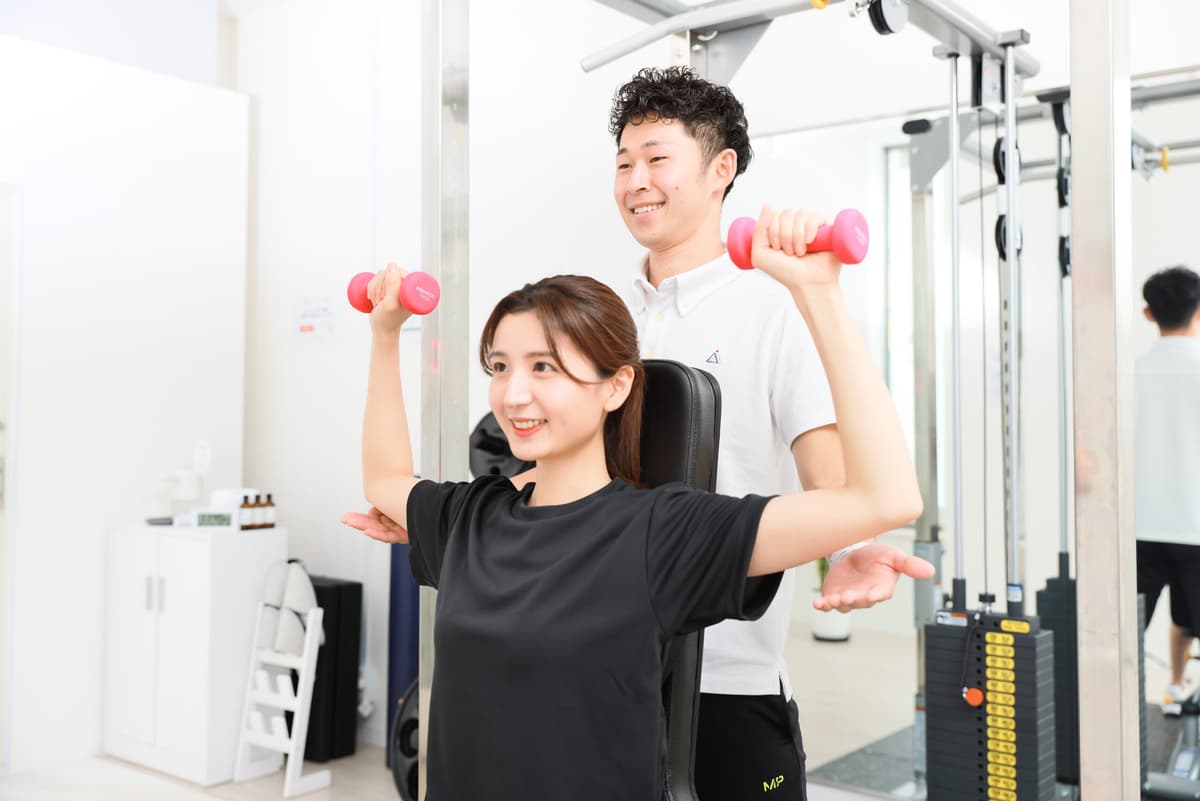 Point1 完全個室だから人目を気にせずトレーニングできる!