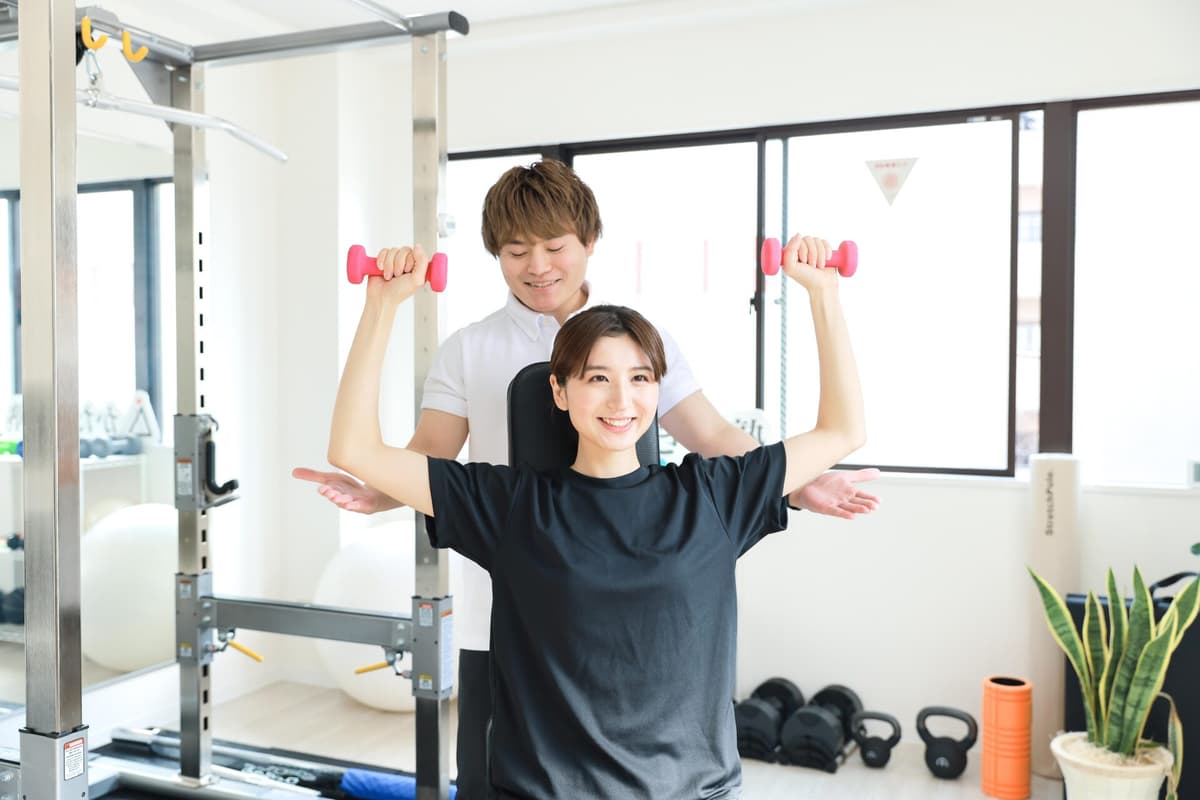 Point2 完全個室だから人目を気にせずトレーニングできる!