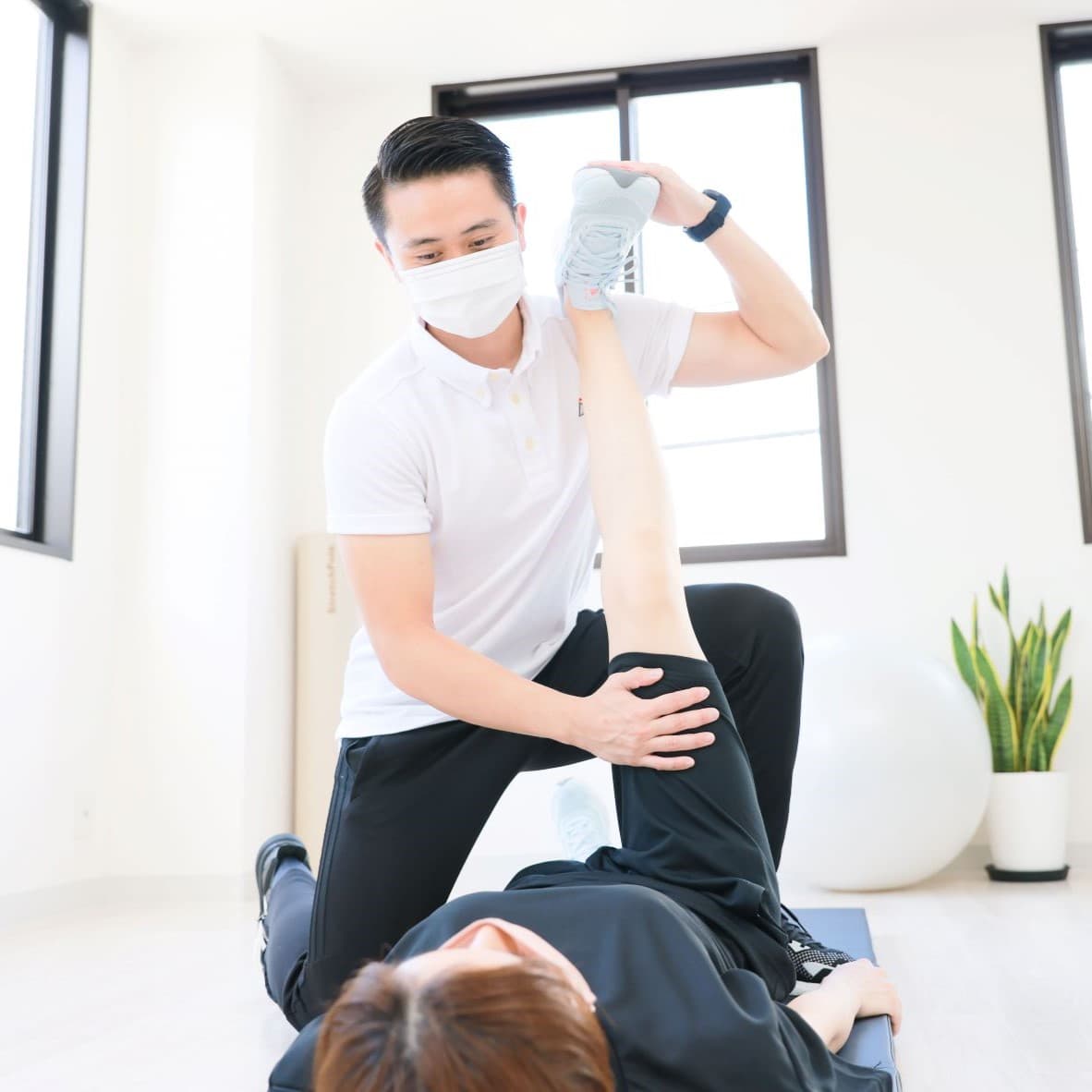 Point3 過去のプロスポーツ選手経験をもとに、機能的なトレーニングも実施!