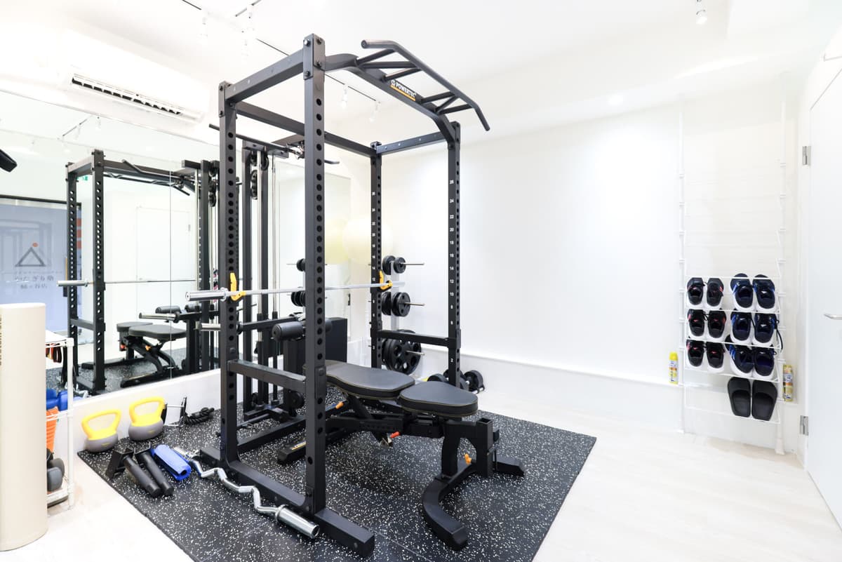 Point3 完全個室の空間で安心してトレーニングができる!