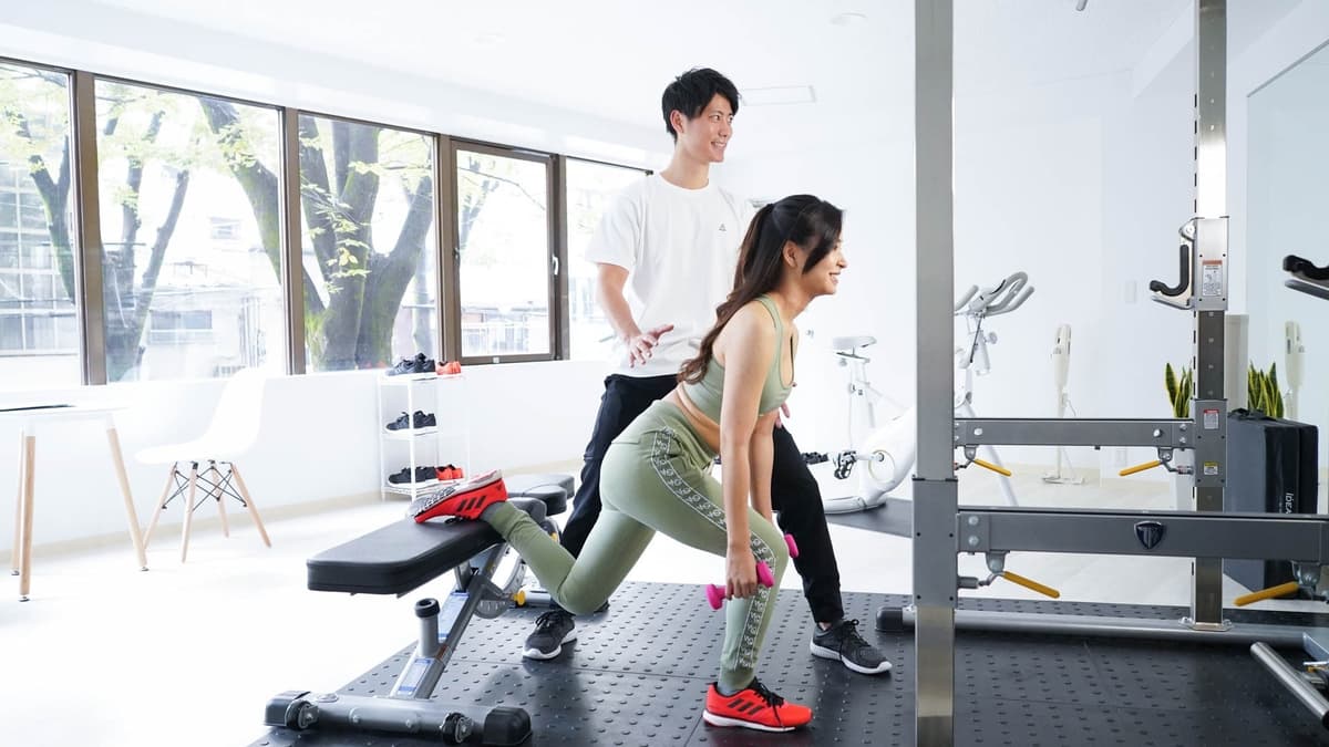 Point1 完全個室で人目を気にせずトレーニング!