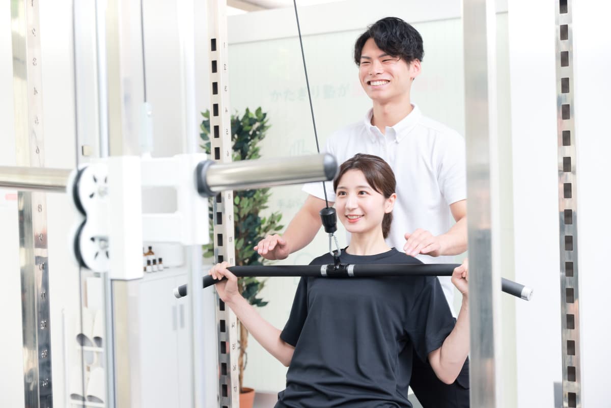 Point2 完全個室の空間で安心してトレーニングできる!