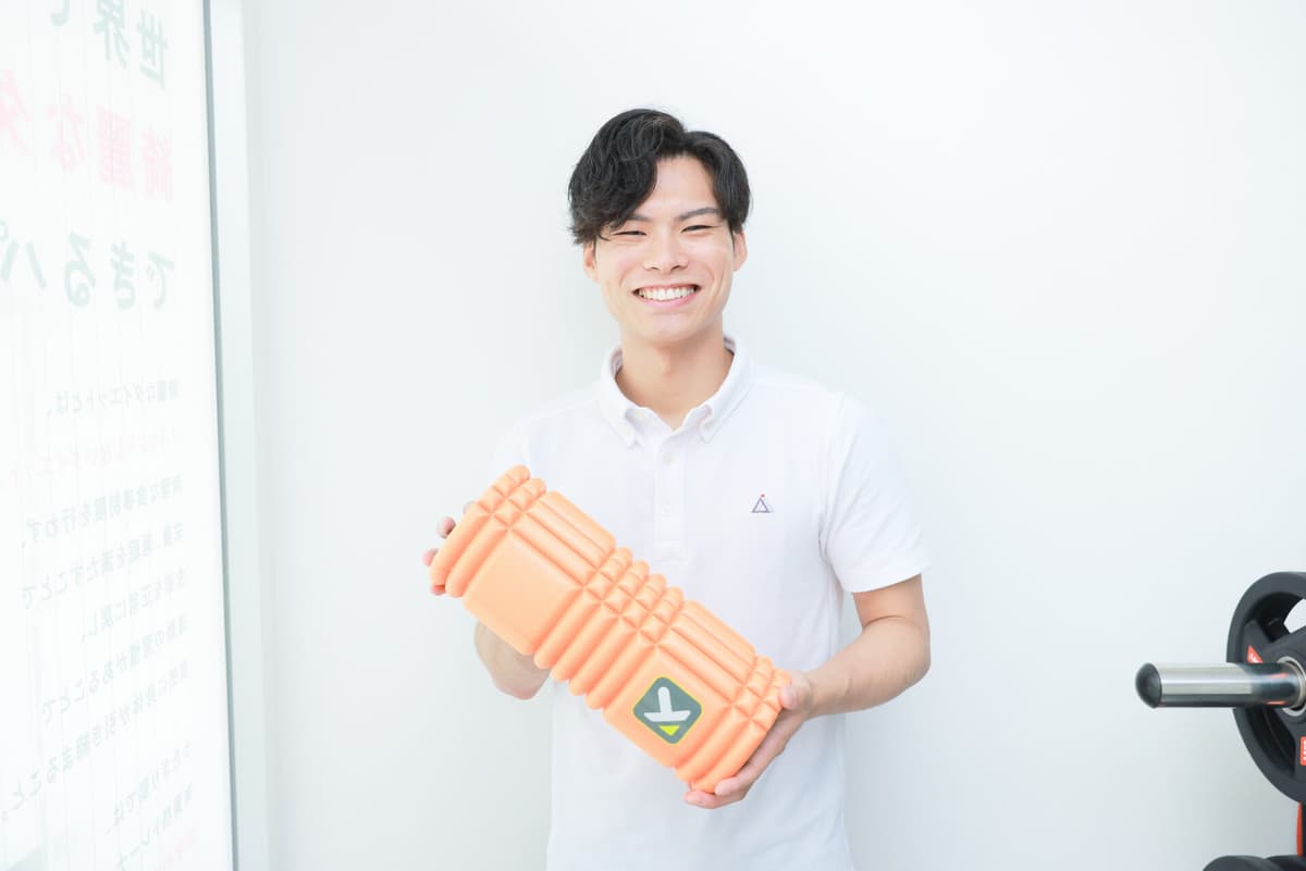 Point1 柔道整復師の資格を持っているので体のケアもできます!