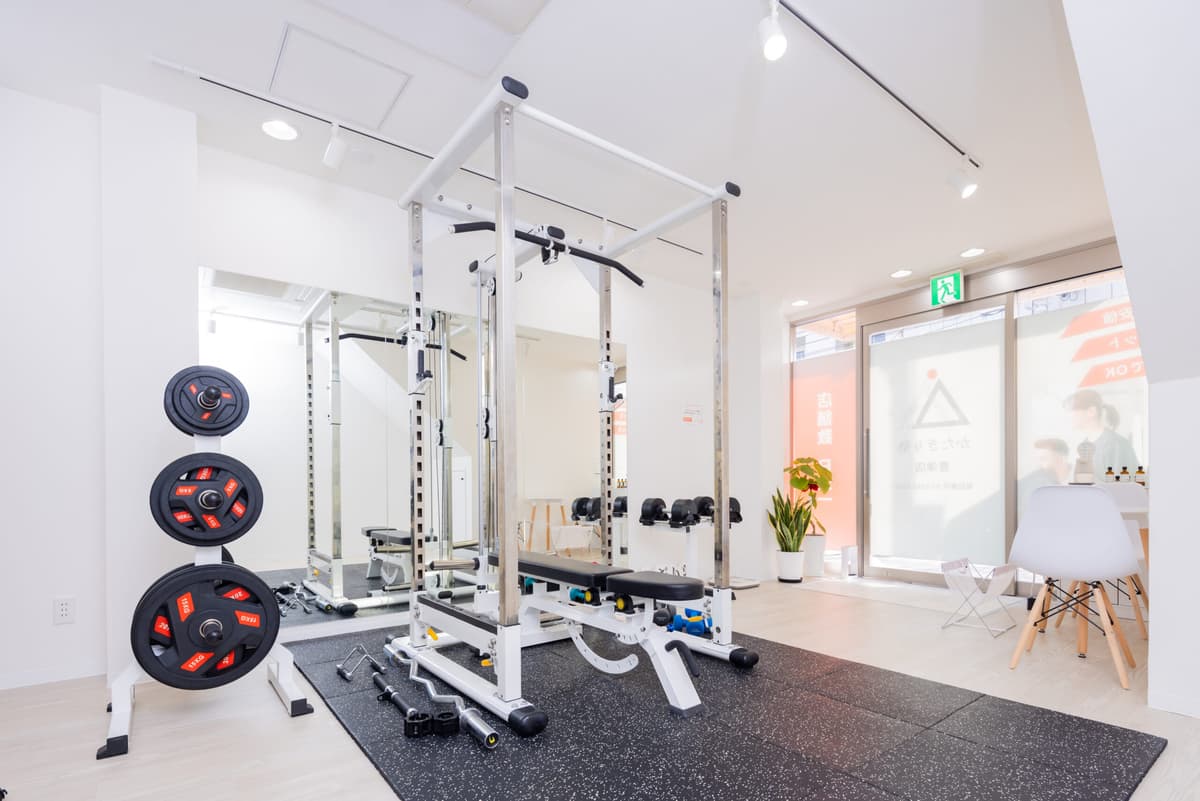 Point2 完全個室の空間で安心してトレーニングできる!