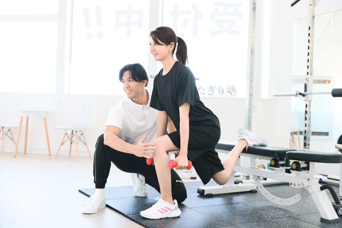 Point1 完全個室の空間で安心してトレーニングできる!