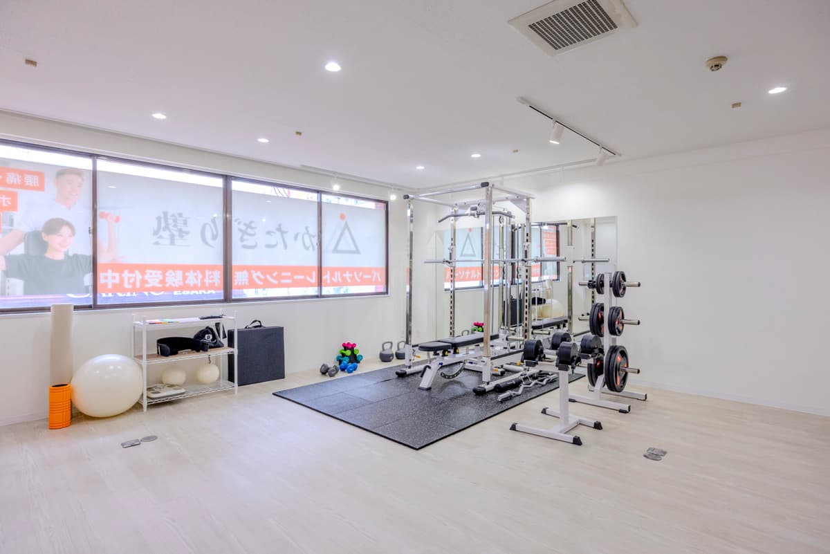 Point3 部屋が大きく、ペアトレーニングもおすすめ