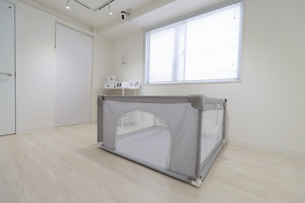 Point5 お子様連れの方も安心♪ベビーサークル完備!