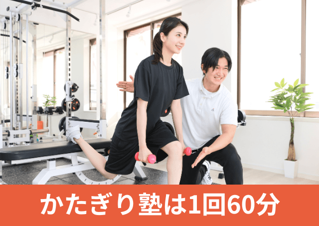 Point2 1回 60分のトレーニング!急がずあなたのペースで