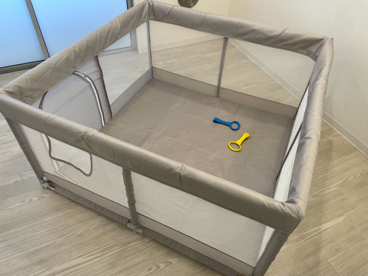 Point4 お子様連れの方も安心♫ベビーサークル完備!