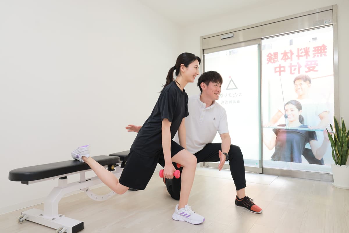 Point1 医師・理学療法士監修のトレーニング!
初心者の方でも安心♪