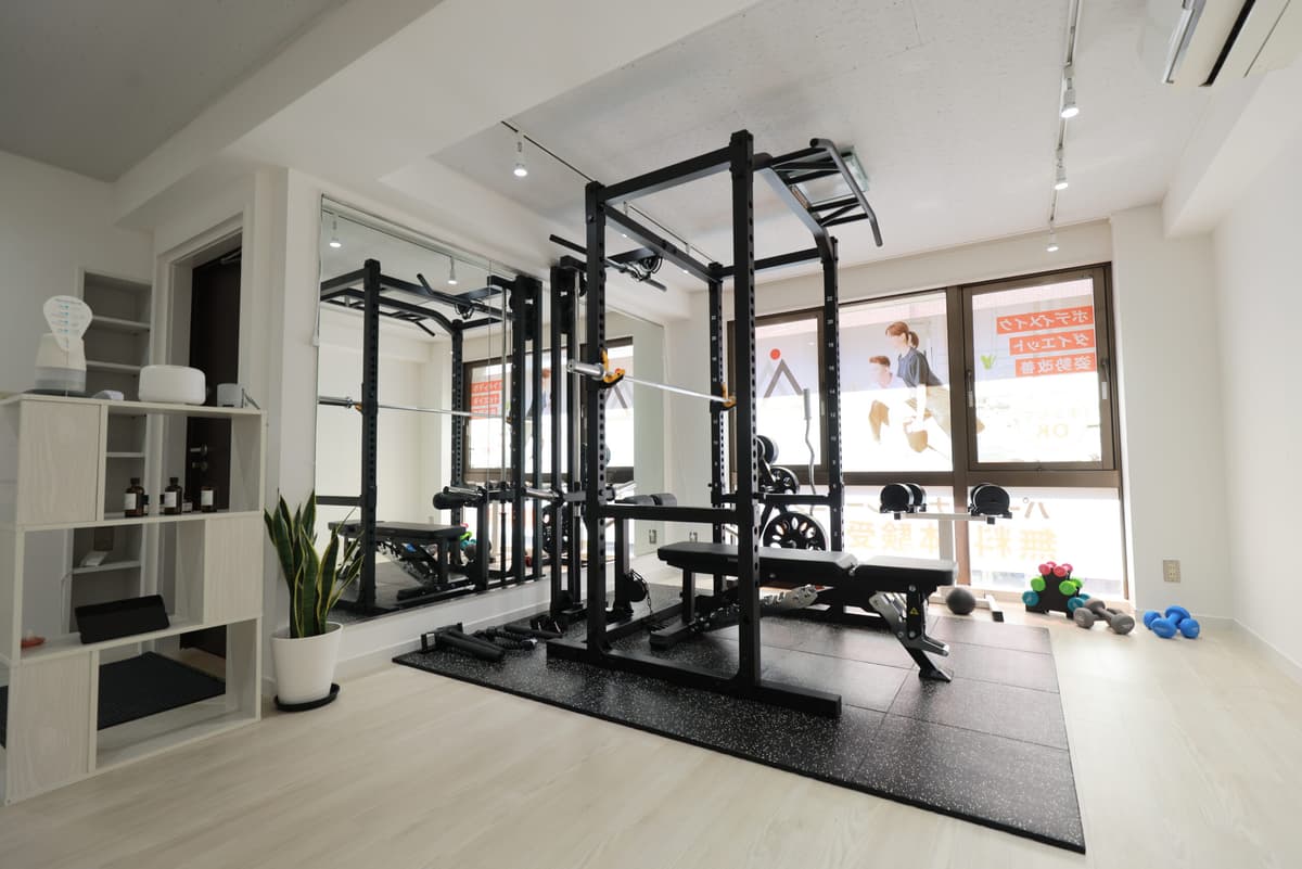 Point4 【完全個室】
完全個室の空間で安心してトレーニングできる!