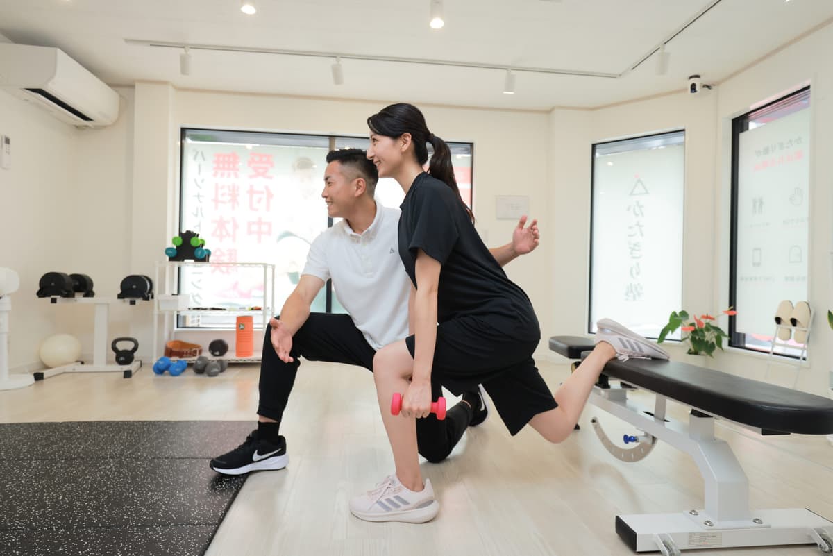 Point1 無料で体験トレーニングができる!