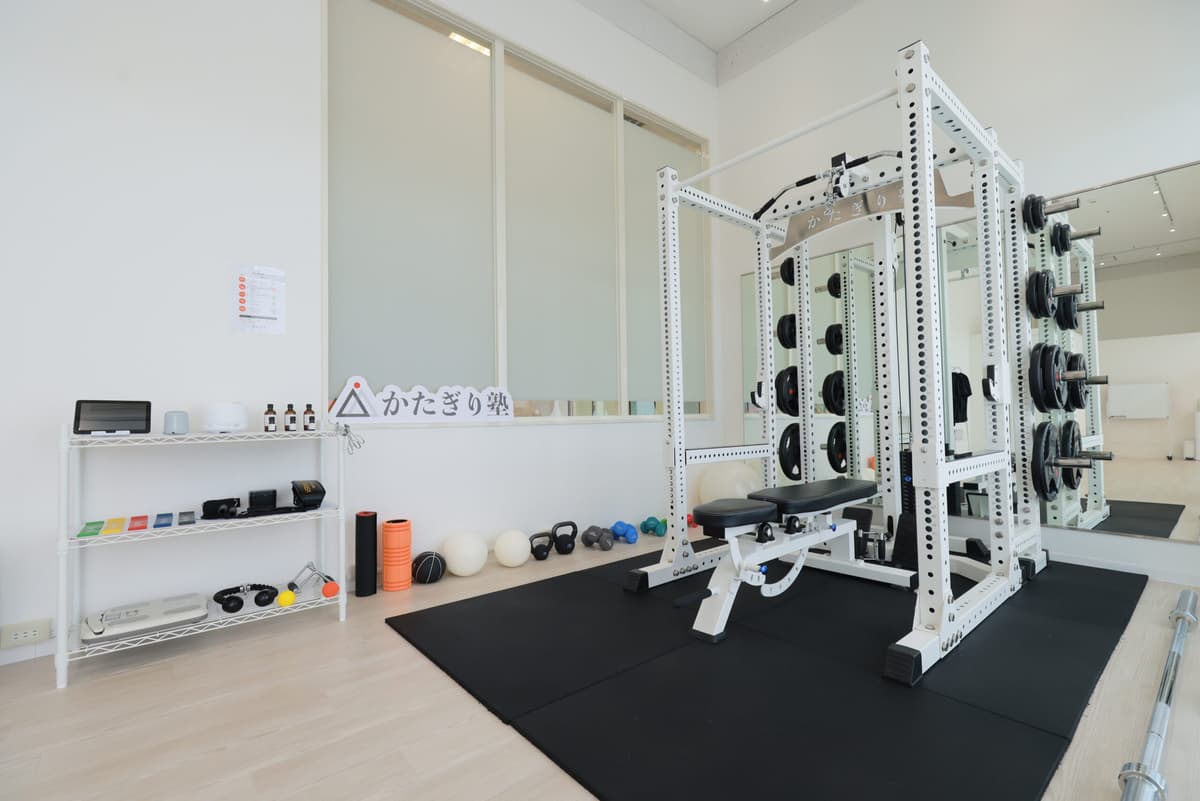 Point2 完全個室の空間で安心してトレーニングできる!