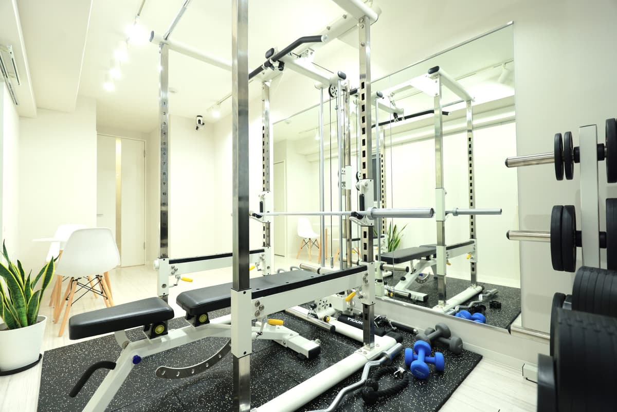 Point1 完全個室の空間で安心してトレーニングできる!