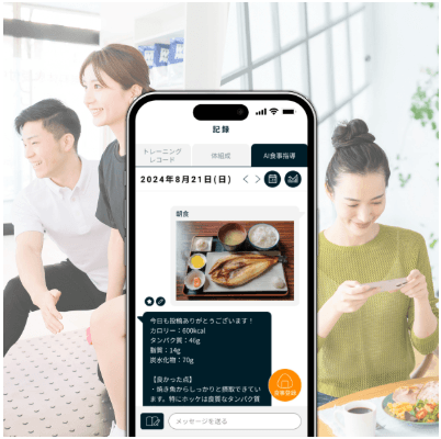 Point6 「綺麗なダイエット※」メソッドに基づくAIによる食事分析