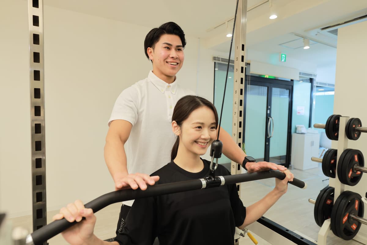 Point2 完全個室の空間で安心してトレーニングできる!