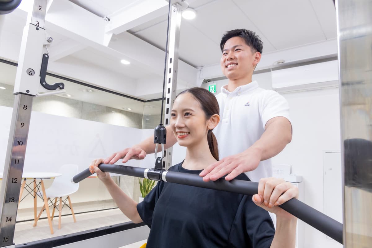 Point3 本格的なマシンで全身トレーニング