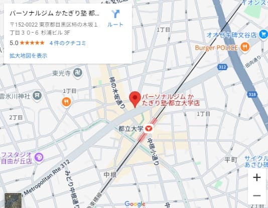 Point6 駅から徒歩2分、トレーニングを続けやすい環境