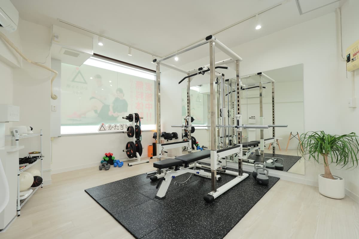 Point2 完全個室の空間で安心してトレーニングできる!