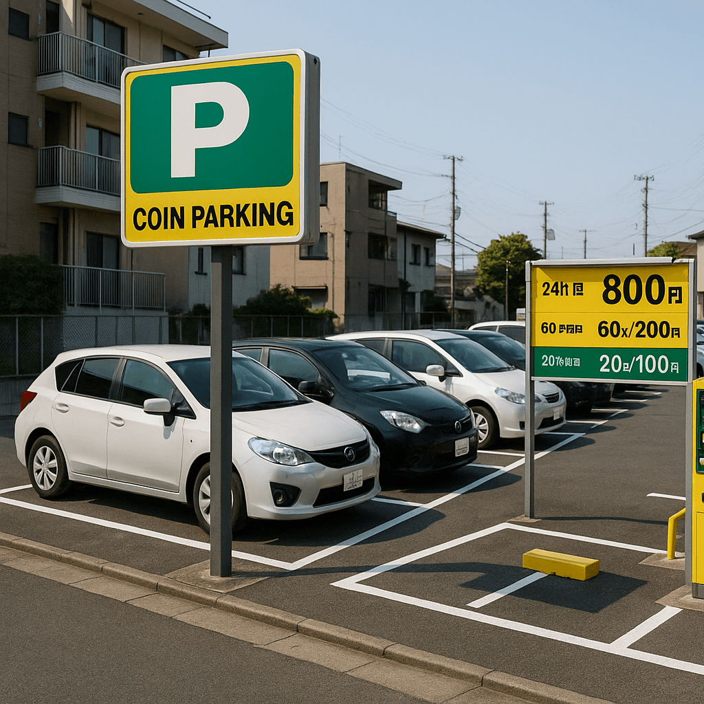 Point5 【コインパーキング代金の補助】 車でも通える!