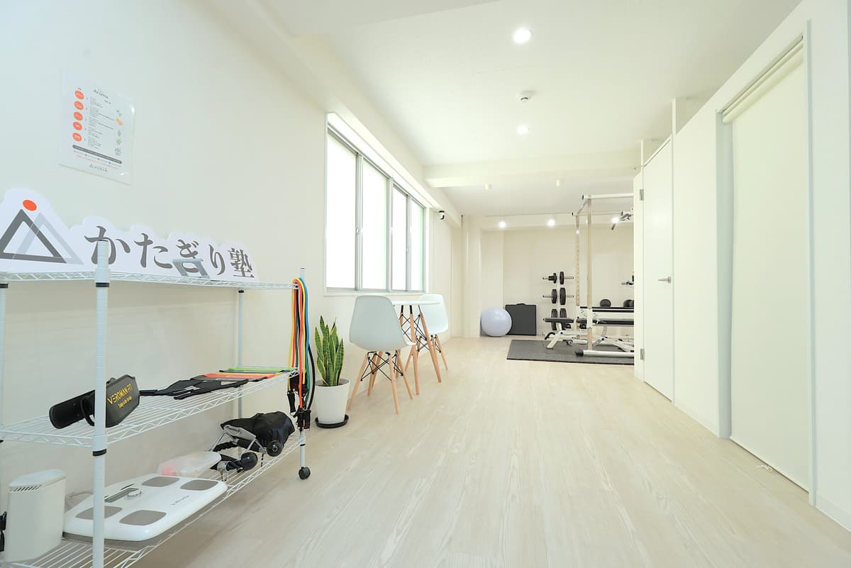 Point2 完全個室の空間で安心してトレーニングできる!