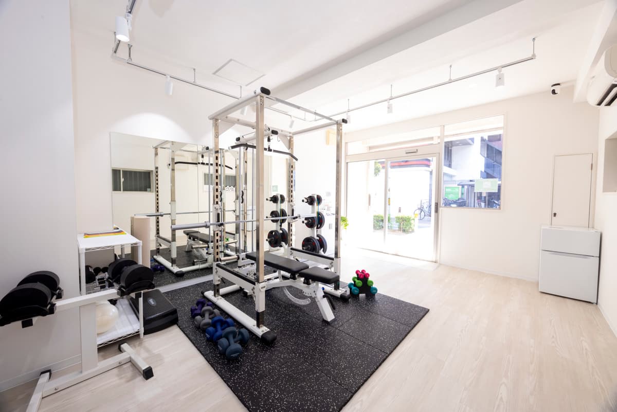 Point2 完全個室の空間で安心してトレーニングできる!