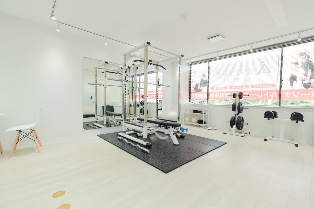 Point4 人目につかない、完全個室で安心してトレーニング!