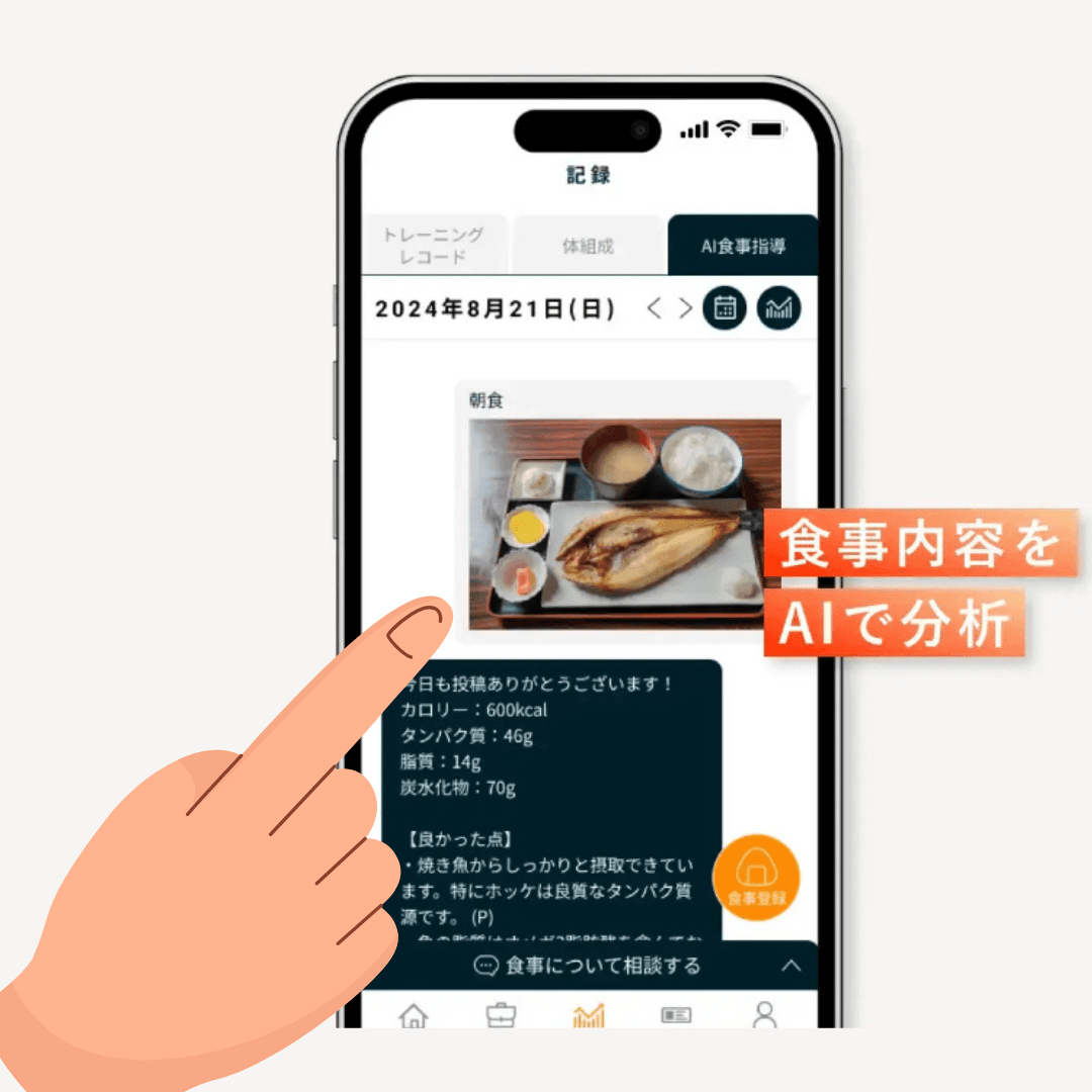 Point6 ~いつでも使える食事指導~
AIの食事サポートが無料で使える!
