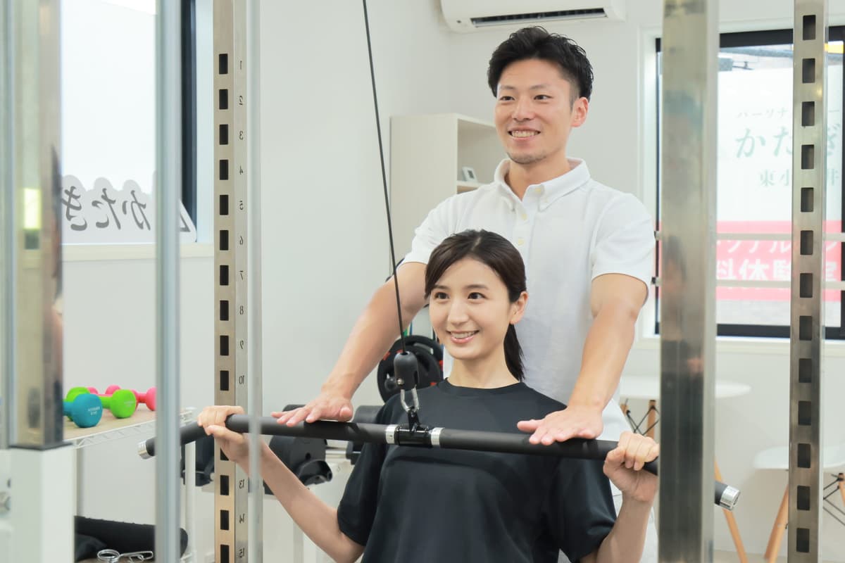 Point3 【継続期間の縛り無し】
専任のトレーナーがマンツーマン指導!!